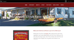 Desktop Screenshot of mcdannellsfruitfarm.com